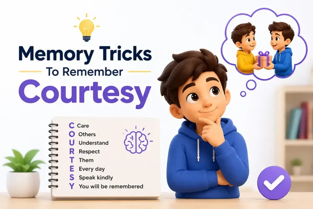 Memory Tricks To Remember Courtesy