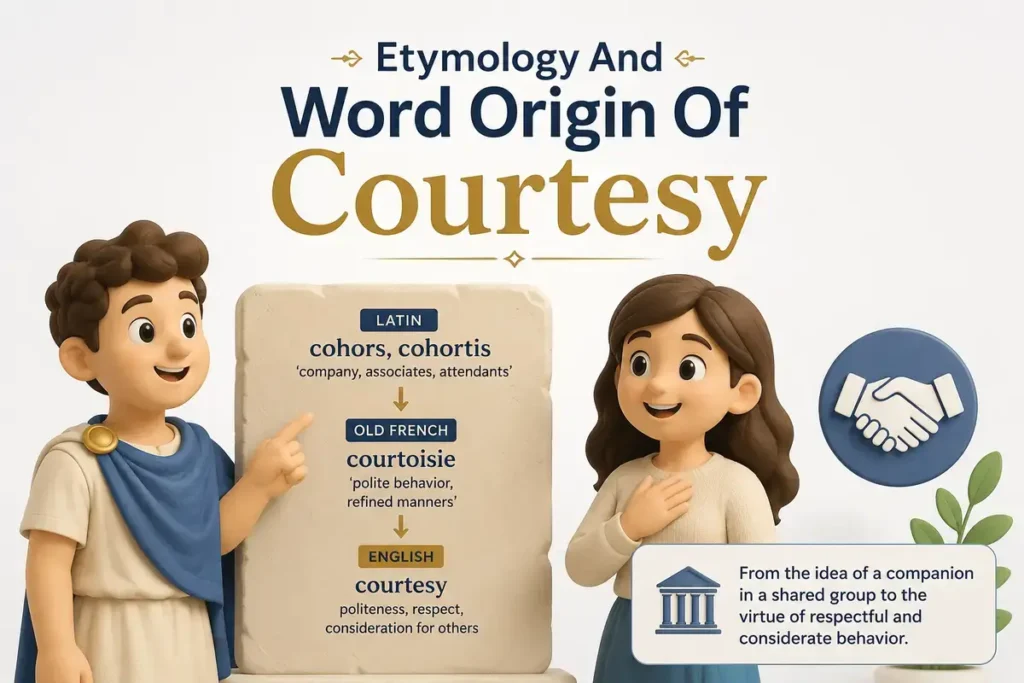 Etymology And Word Origin Of Courtesy