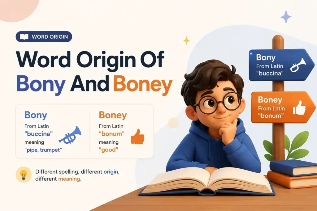 Word Origin Of Bony And Boney