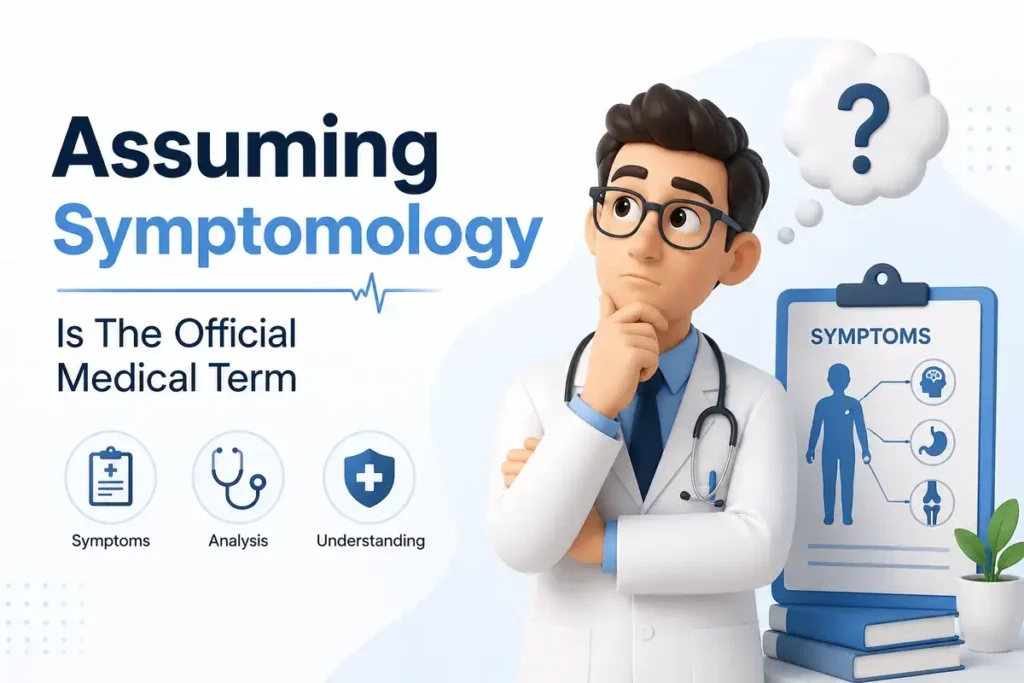 Assuming Symptomology Is The Official Medical Term