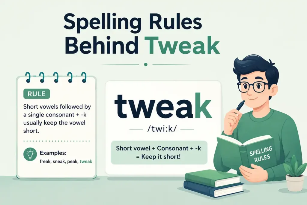 Spelling Rules Behind Tweak