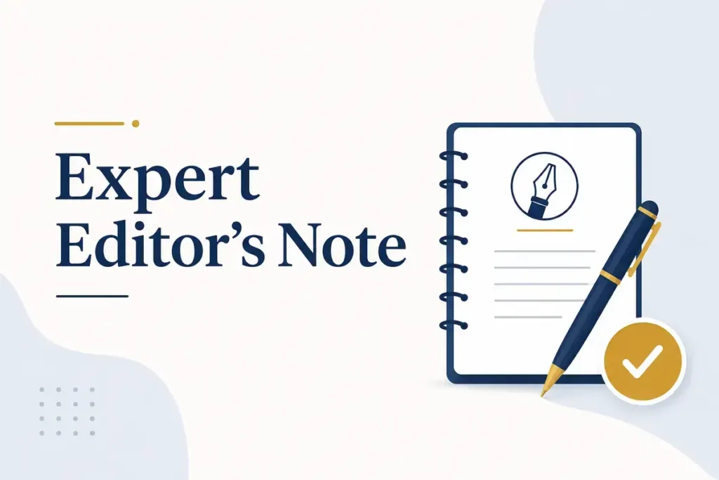 Expert Editor's Note
