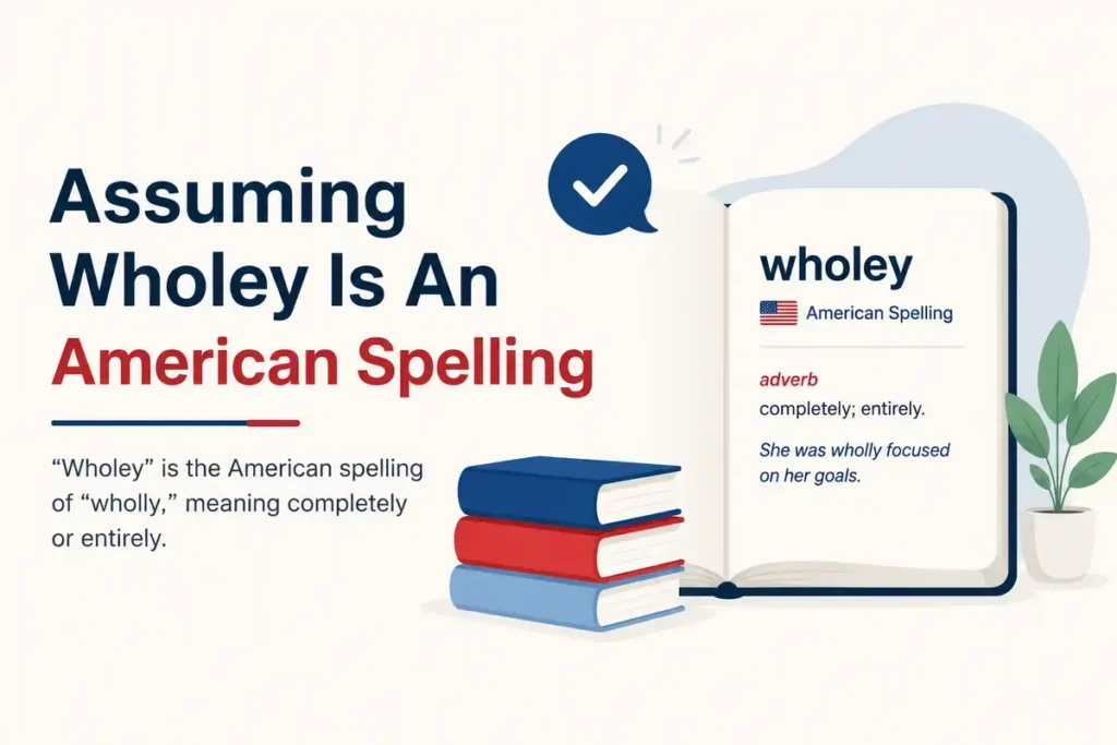 Assuming Wholey Is An American Spelling