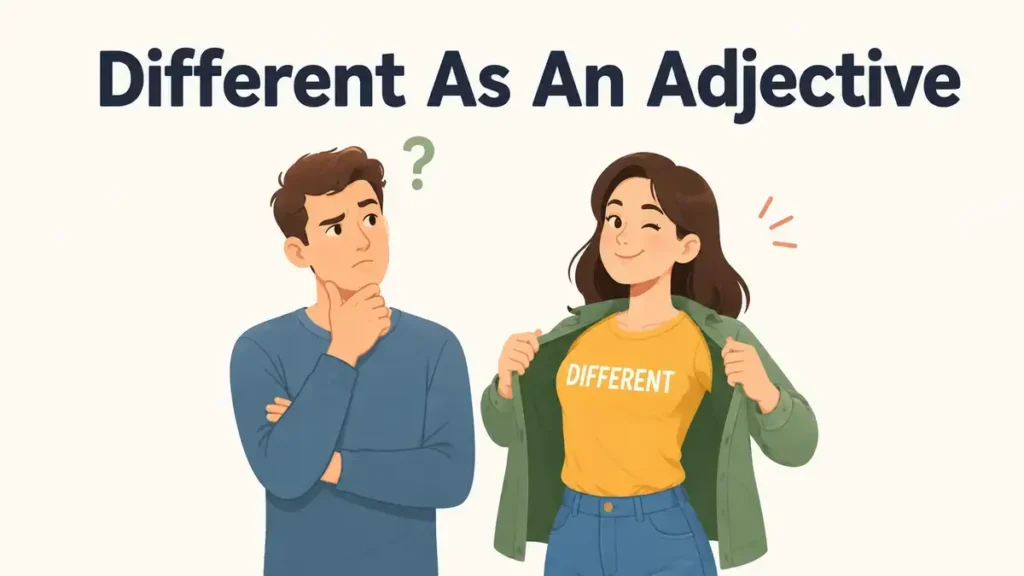 Grammar Usage

Different As An Adjective
