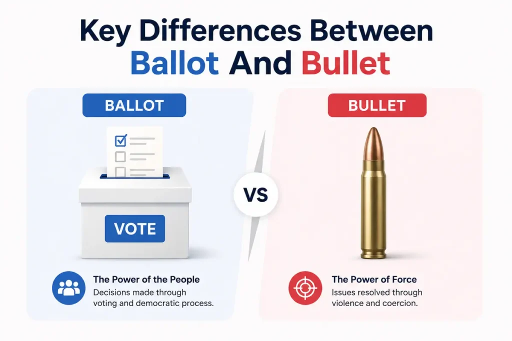 Key Differences Between Ballot And Bullet