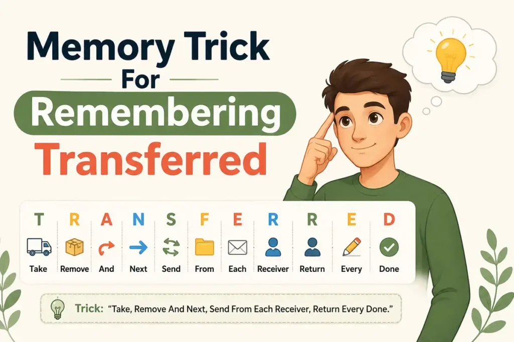 Memory Trick For Remembering Transferred