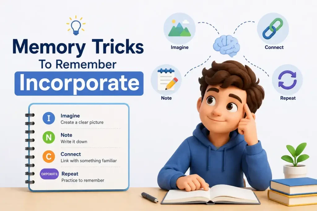 Memory Tricks To Remember Incorporate