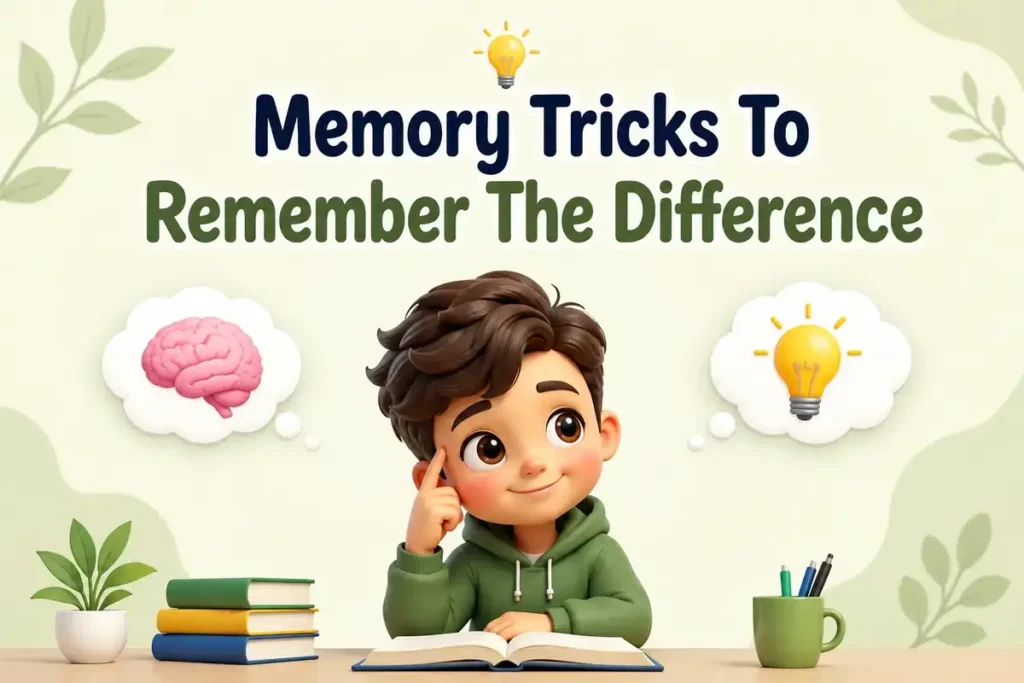 Memory Tricks To Remember The Difference
