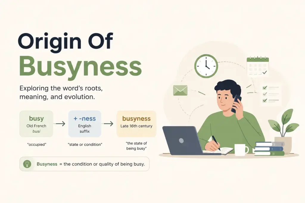 Origin Of Busyness