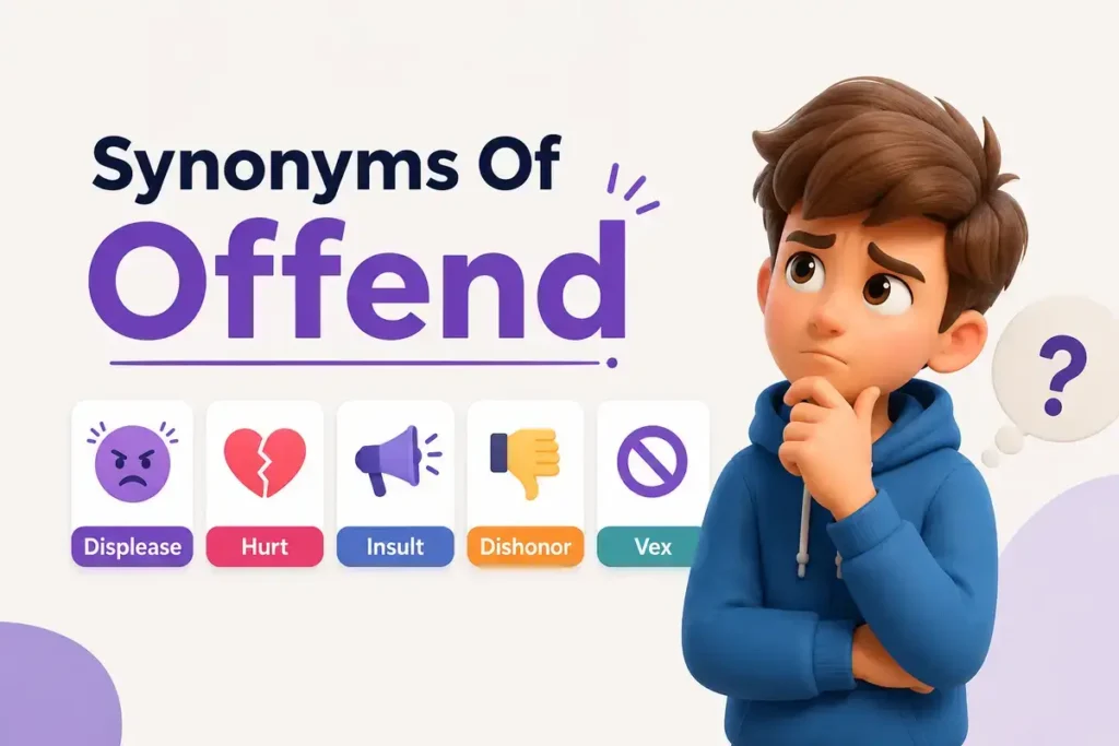 Synonyms Of Offend