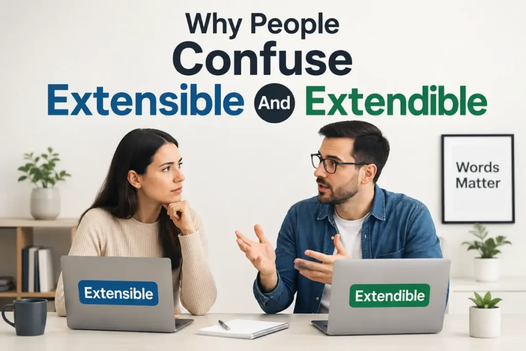 Why People Confuse Extensible And Extendible
