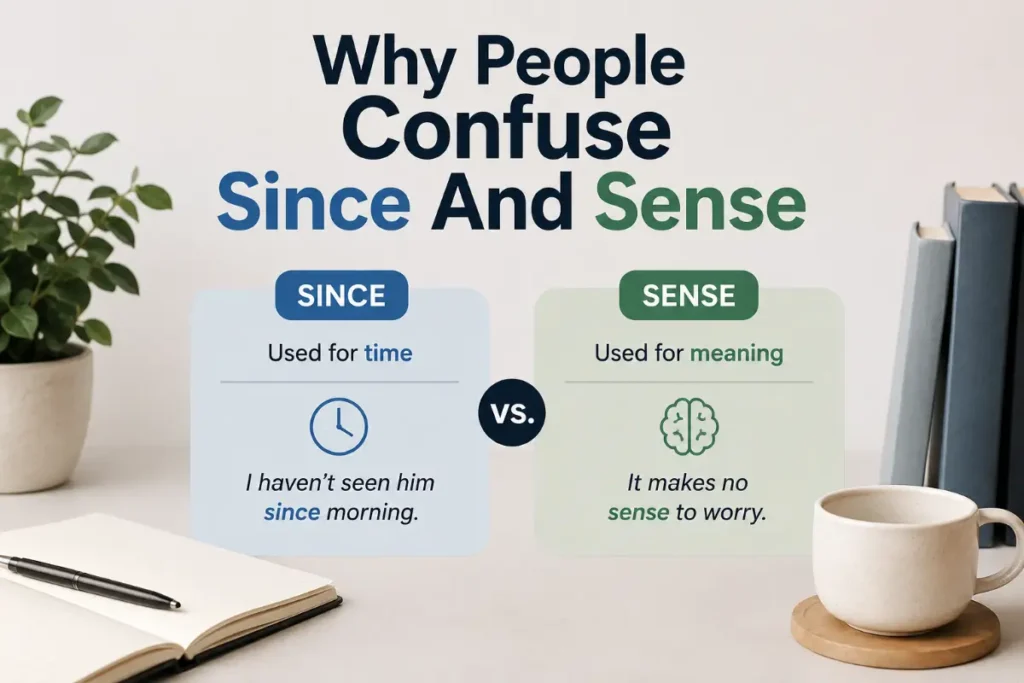 Why People Confuse Since And Sense