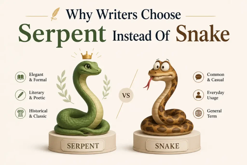 Why Writers Choose Serpent Instead Of Snake
