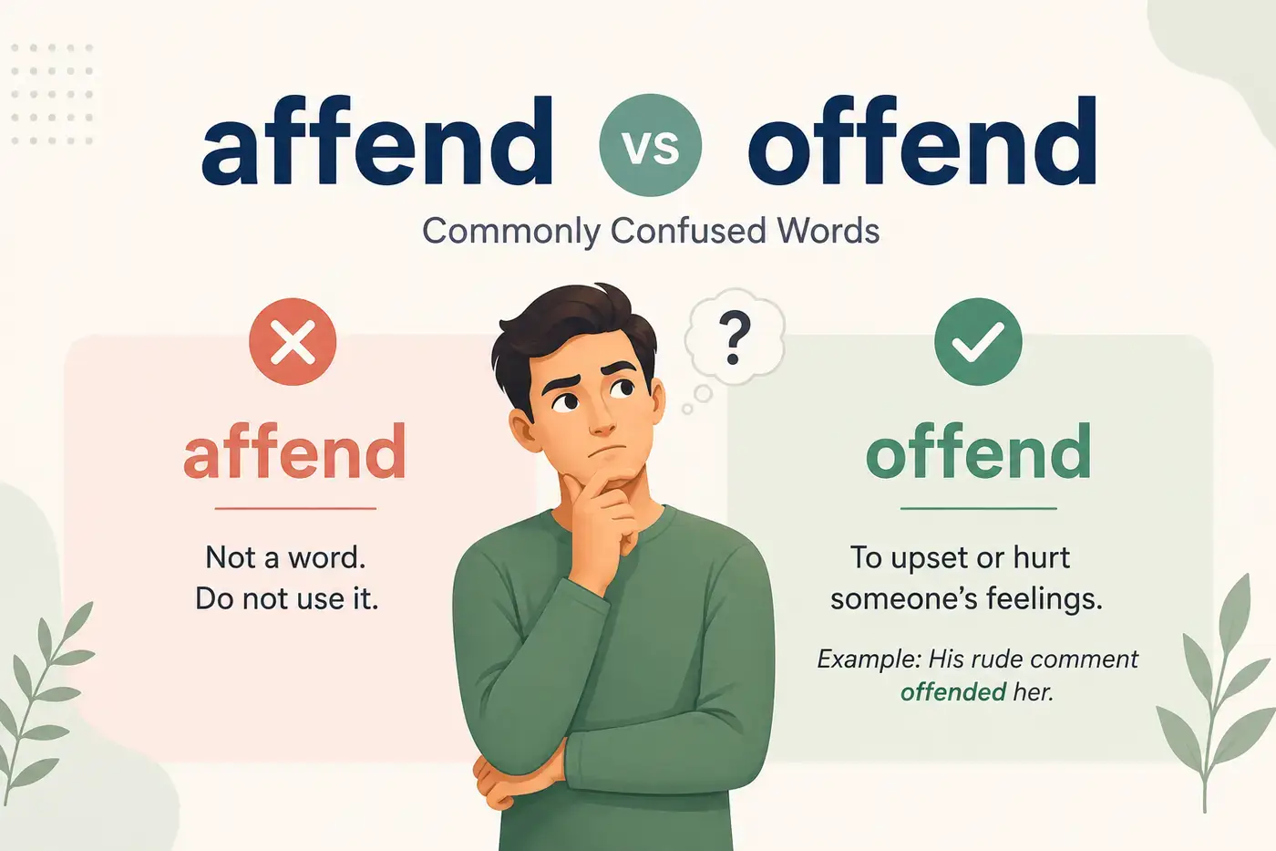 affend-vs-offend