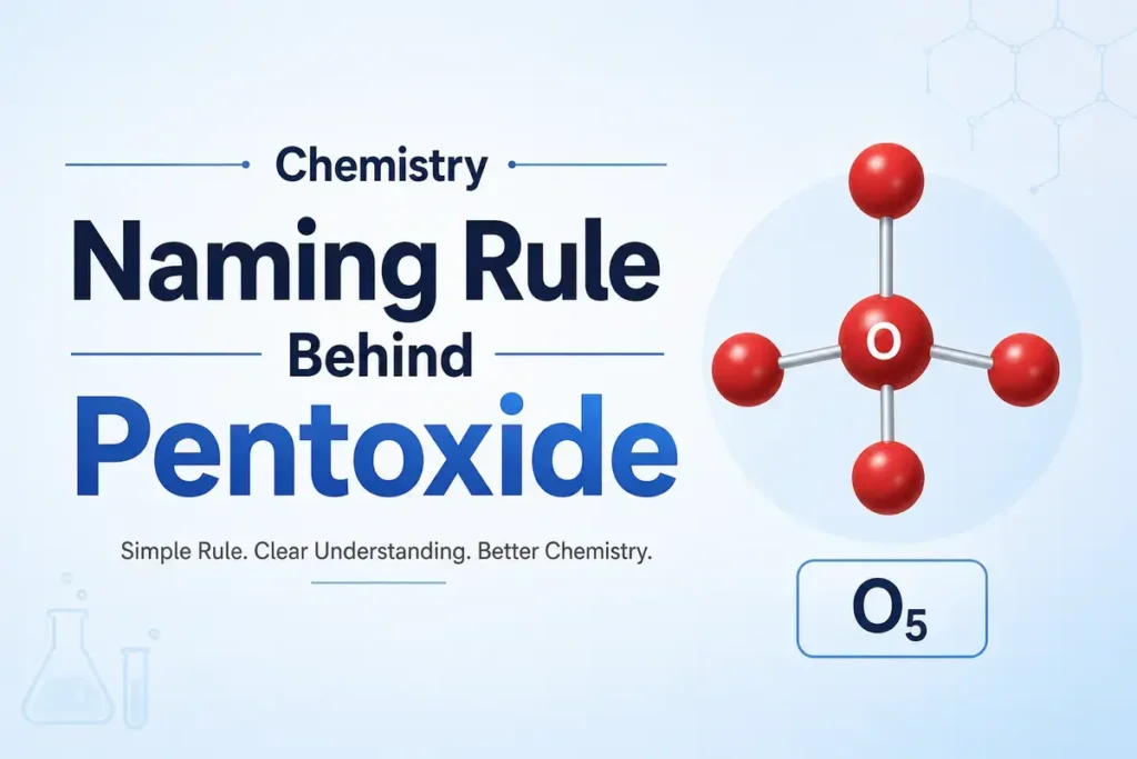 Chemistry Naming Rule Behind Pentoxide