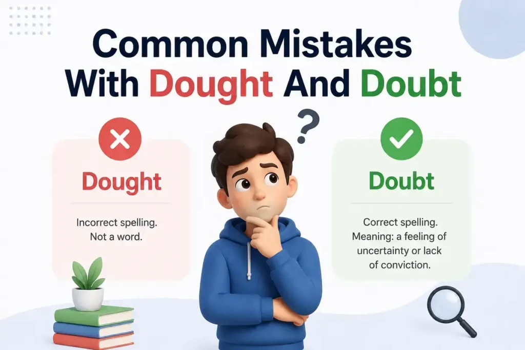 Common Mistakes With Dought And Doubt