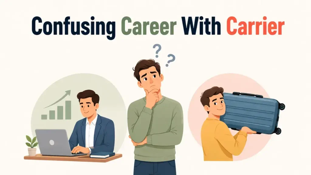 Confusing Career With Carrier