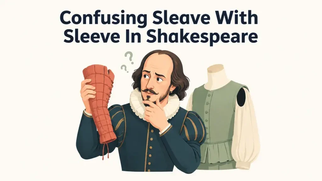 Confusing Sleave With Sleeve In Shakespeare