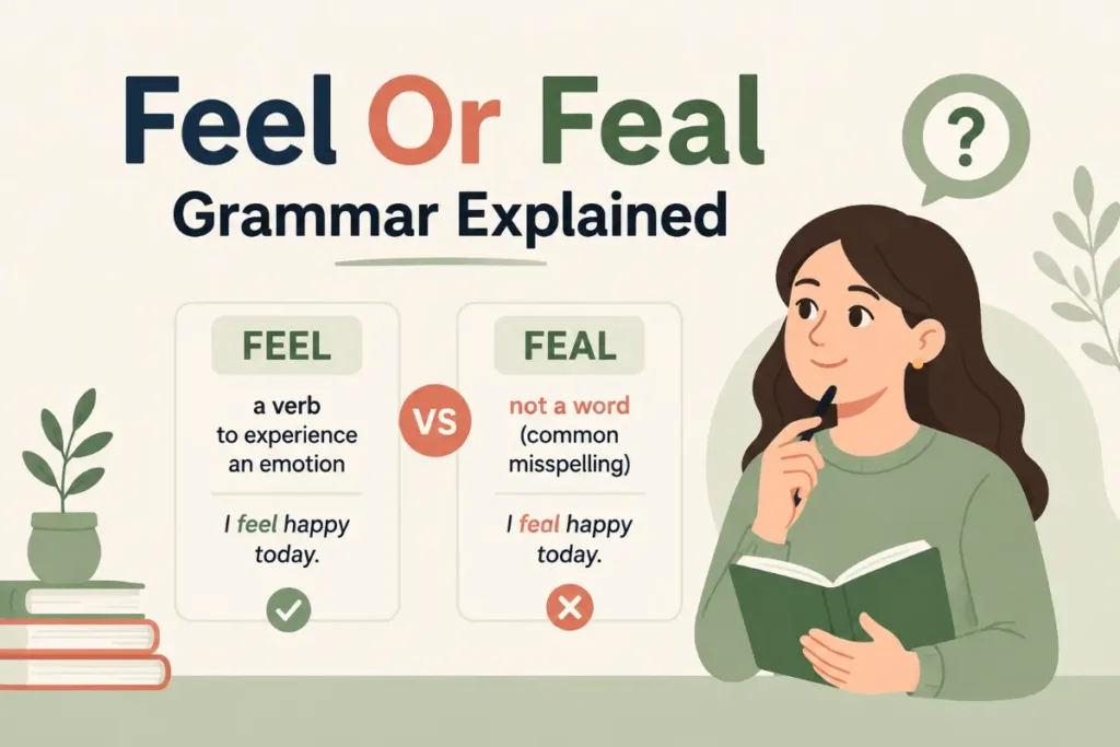 Feel Or Feal Grammar Explained