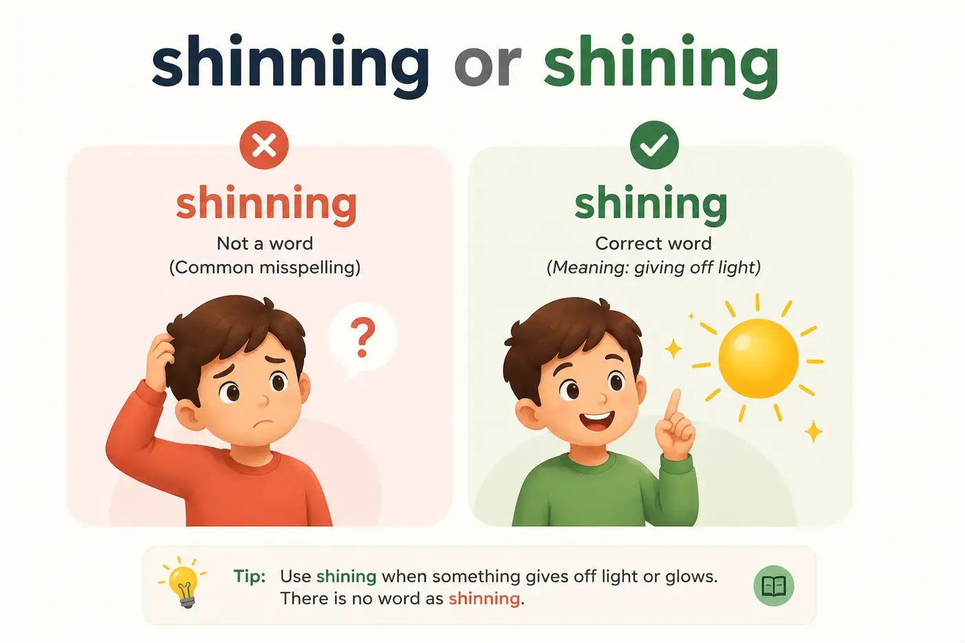 shinning-or-shining