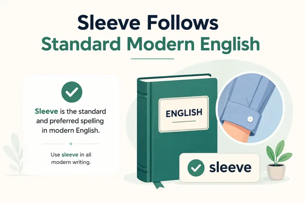Sleeve Follows Standard Modern English