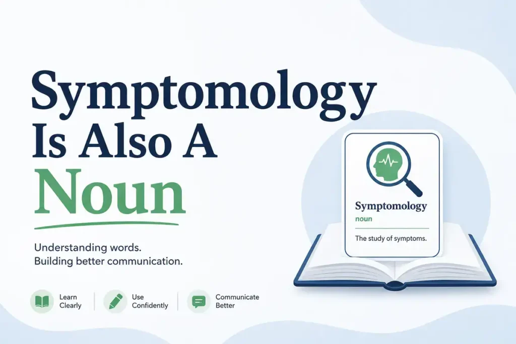 Symptomatology Is A Noun