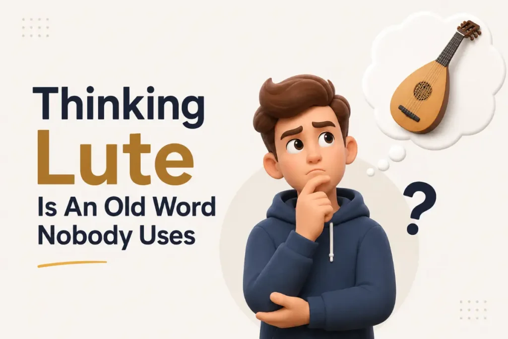 Thinking Lute Is An Old Word Nobody Uses