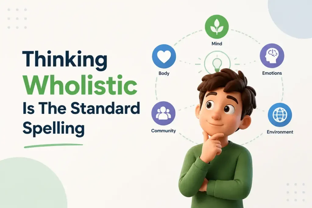 Thinking Wholistic Is The Standard Spelling