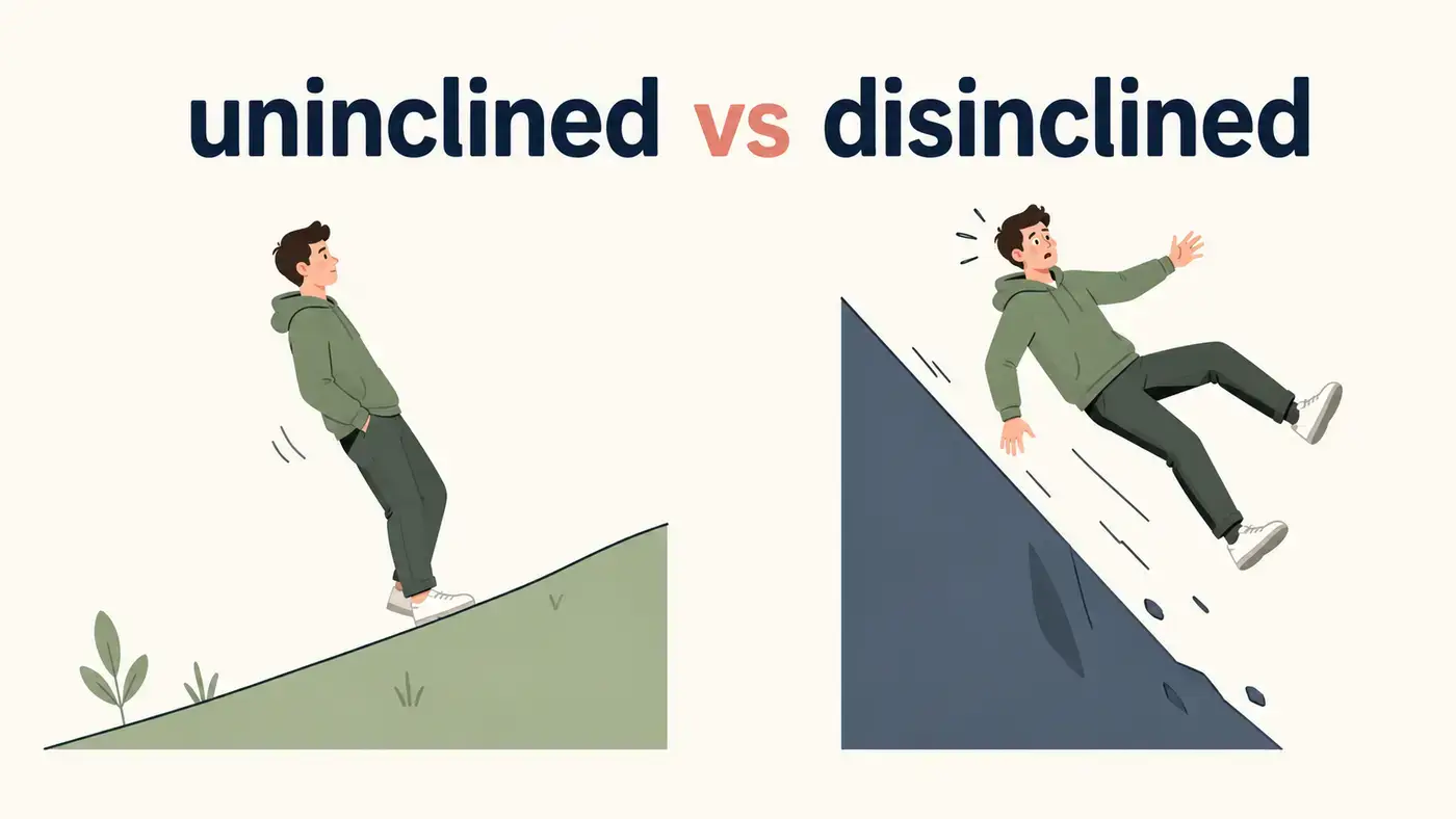 uninclined-vs-disinclined