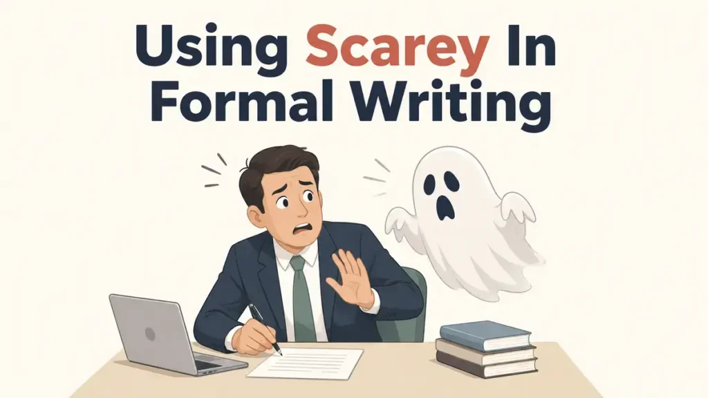 Using Scarey In Formal Writing