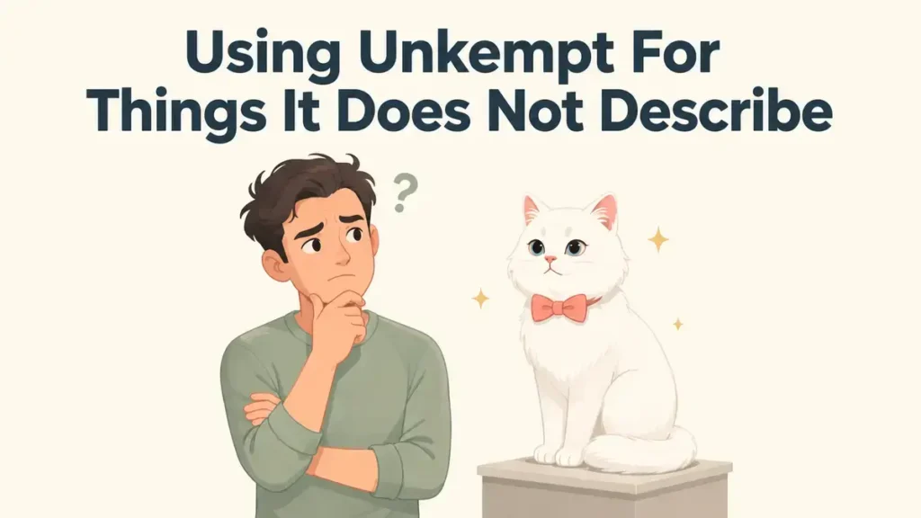 Using Unkempt For Things It Does Not Describe