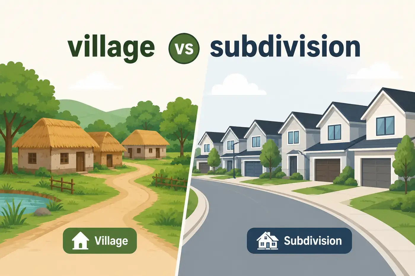 village-vs-subdivision