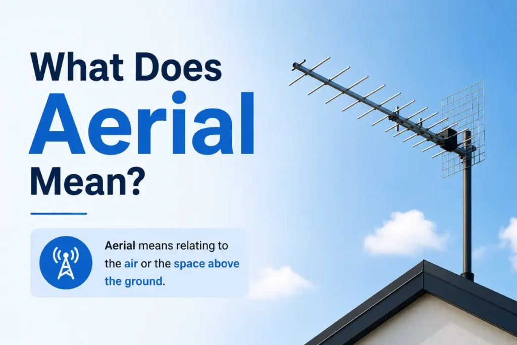 What Does Aerial Mean