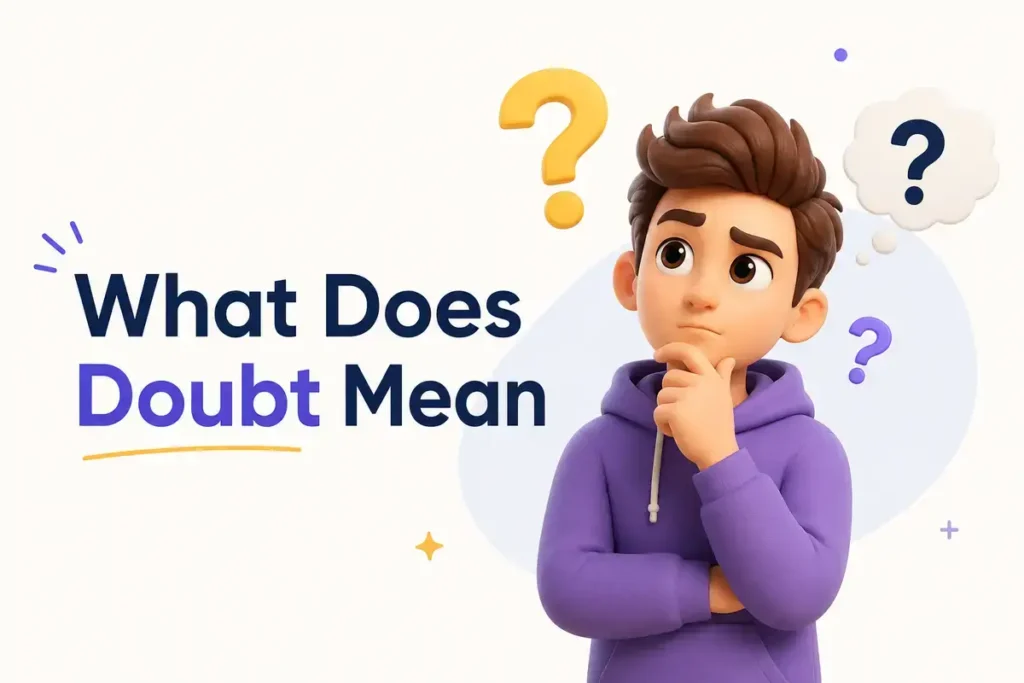 What Does Doubt Mean