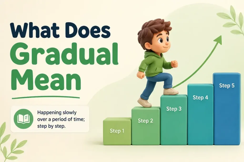 What Does Gradual Mean