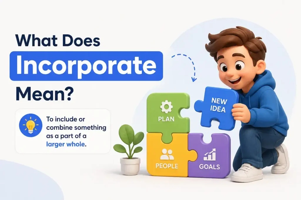 What Does Incorporate Mean