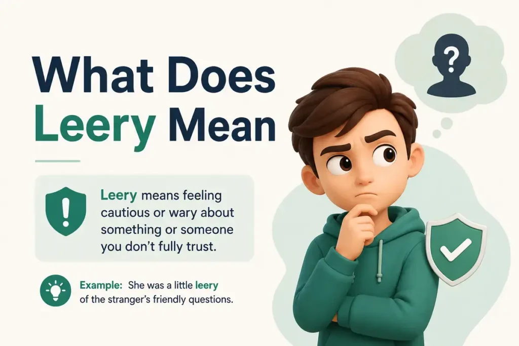 What Does Leery Mean
