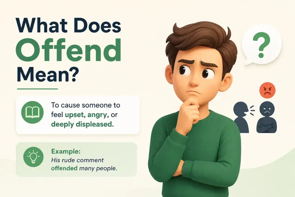 What Does Offend Mean