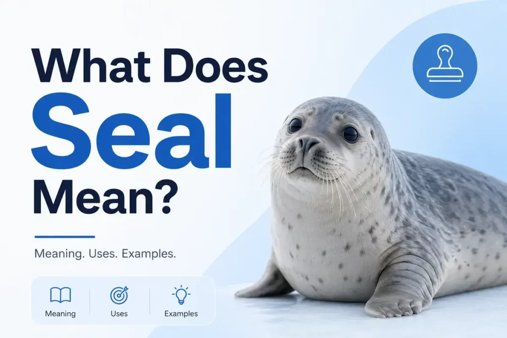 What Does Seal Mean