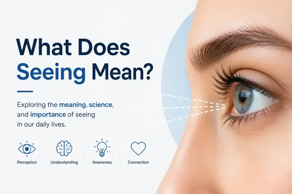 What Does Seeing Mean