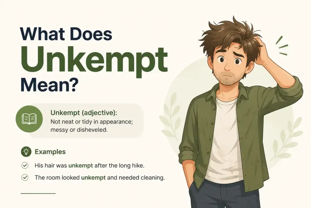 What Does Unkempt Mean
