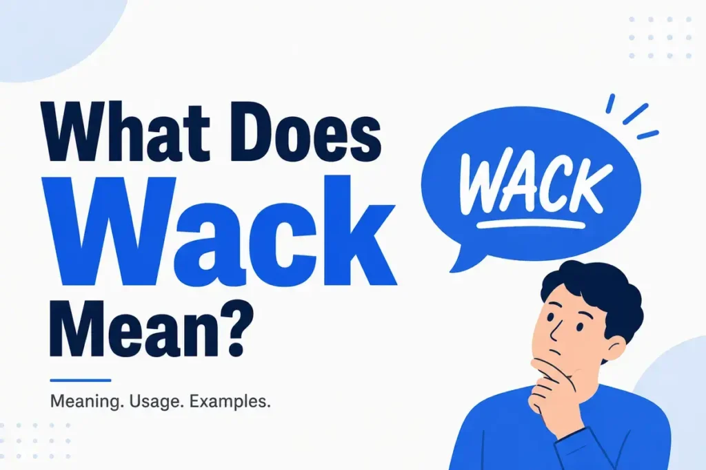 What Does Wack Mean