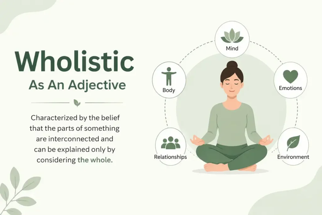 Wholistic As An Adjective
