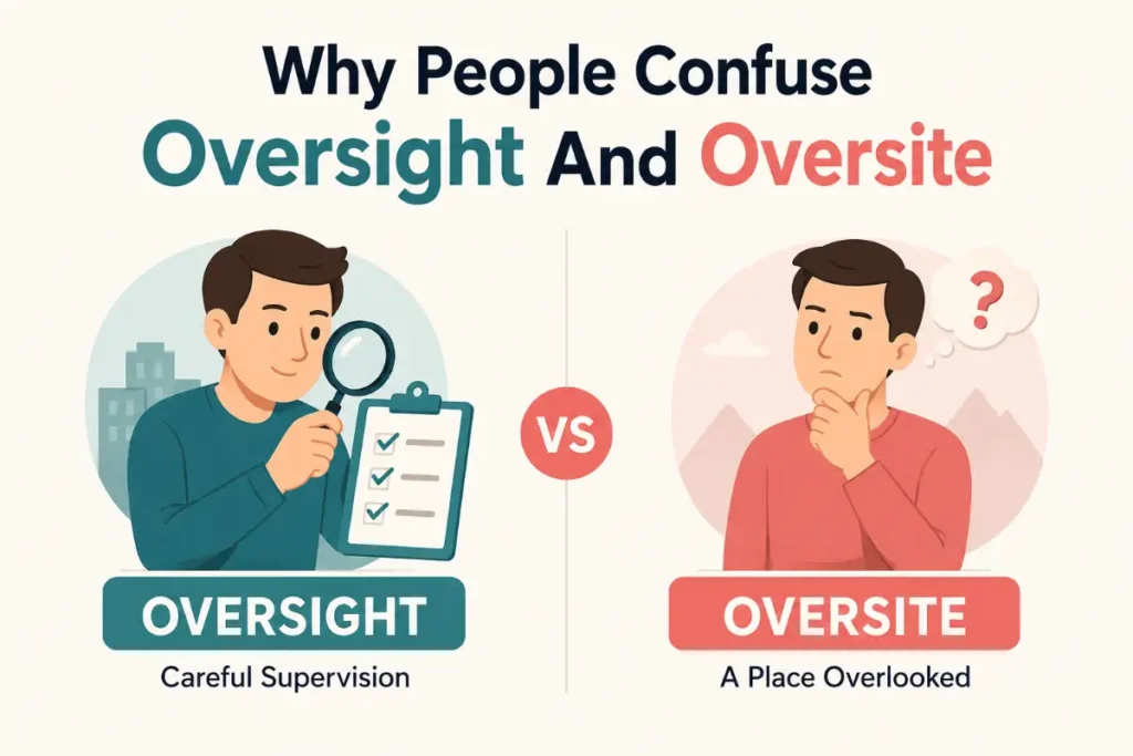 Why People Confuse Oversight And Oversite