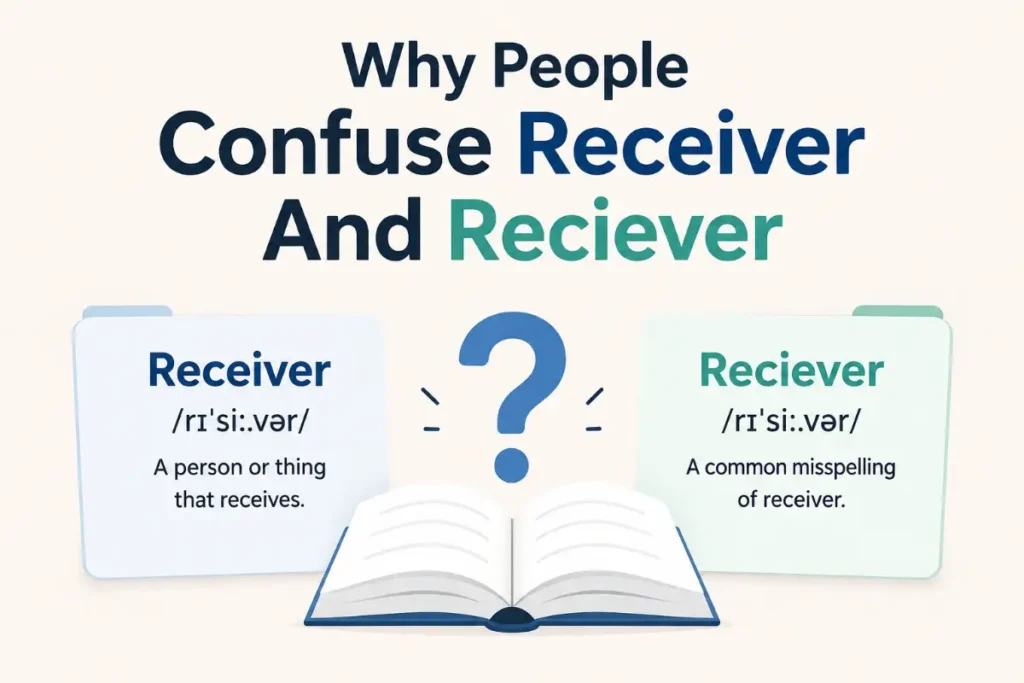 Why People Confuse Receiver And Reciever