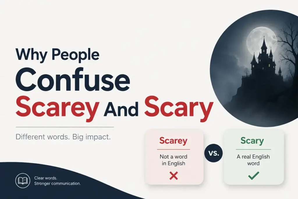 Why People Confuse Scarey And Scary
