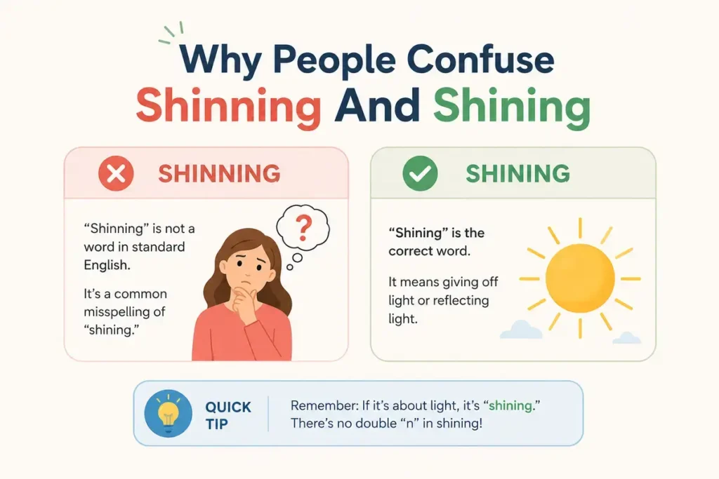 Why People Confuse Shinning And Shining