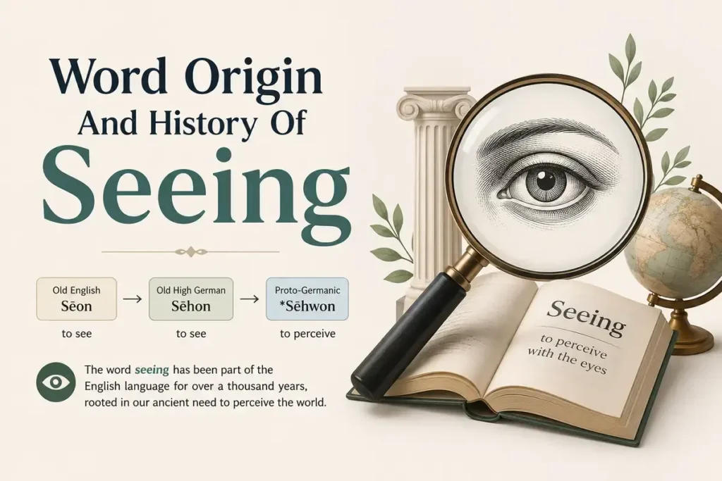 Word Origin And History Of Seeing
