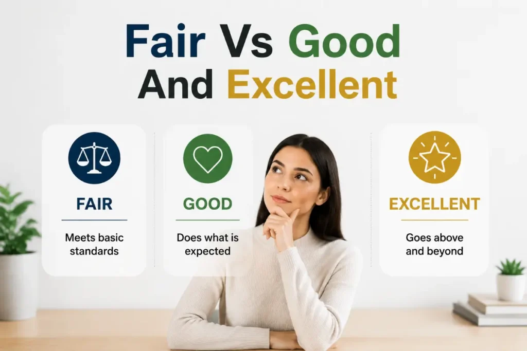 Fair Vs Good In Academic Writing