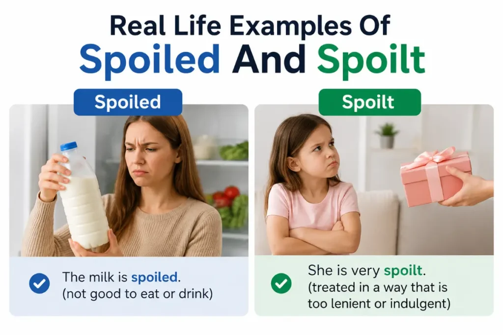 Real Life Examples Of Spoiled And Spoilt